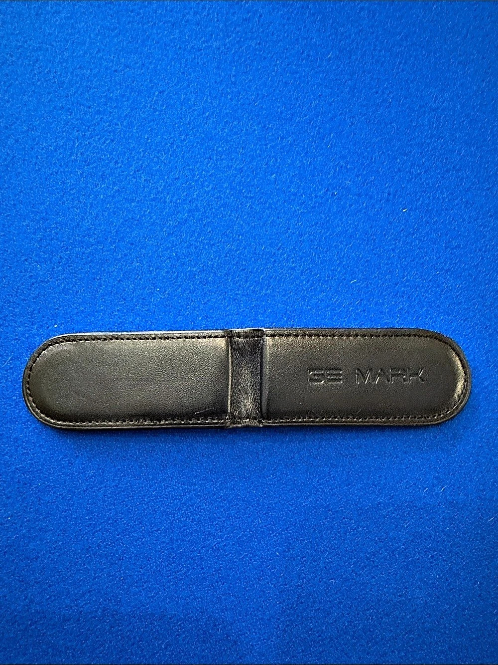 GE MARK Leather Magnetic Money Clip in Black